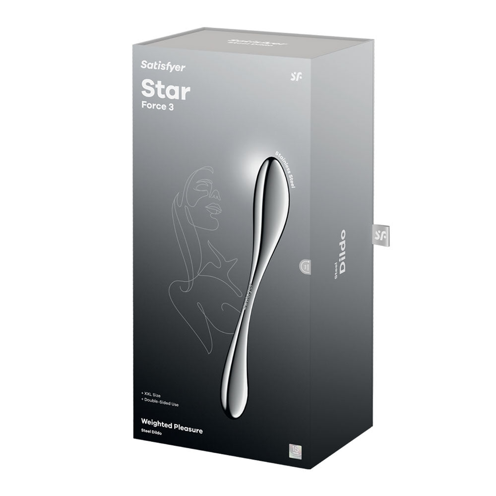 Satisfyer Star Force 3 -  Steel 27 cm Dildo