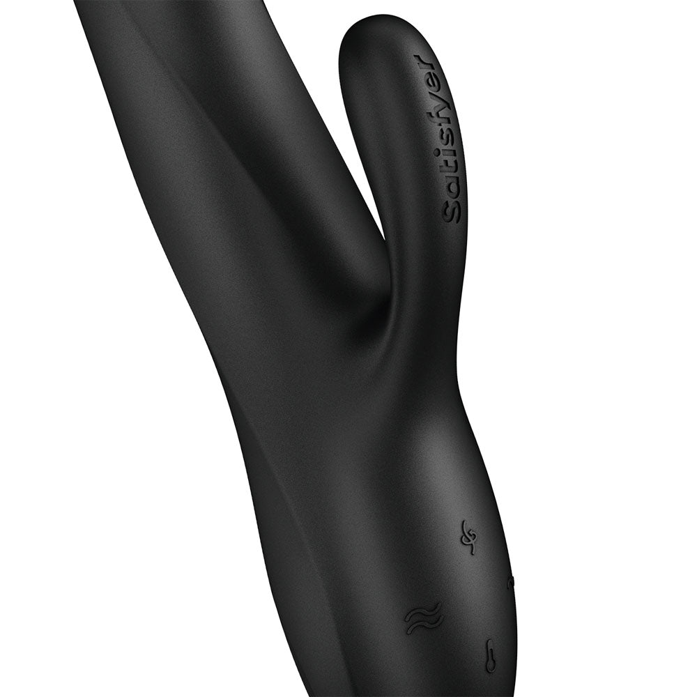 Satisfyer Heat Flex 3 -  23 cm USB-C Rechargeable Warming and Rotating Rabbit Vibrator