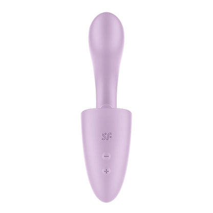 Satisfyer Tongue Expert - Violet 18 cm USB Rechargeable Vibrator with Flicking Clit Stimulator