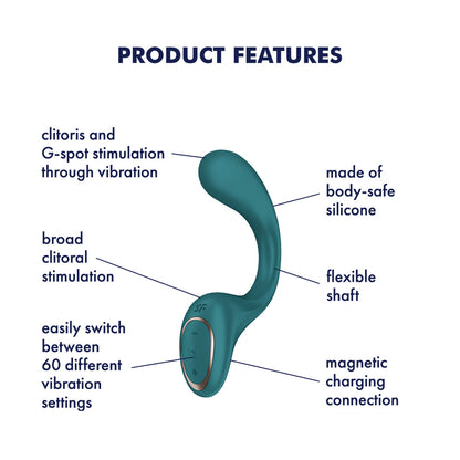 Satisfyer G For Goddess 2 - Bottle  - Bottle  18.8 cm USB Rechargeable Vibrator with Clit Stim