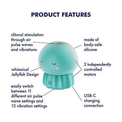 Satisfyer Jelly-cious -  -  USB Rechargeable Air Pulse Stimulator