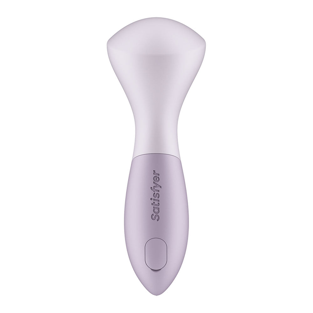 Satisfyer Wand-erful - Violet 15.8 cm USB Rechargeable Air Pulse Massage Wand