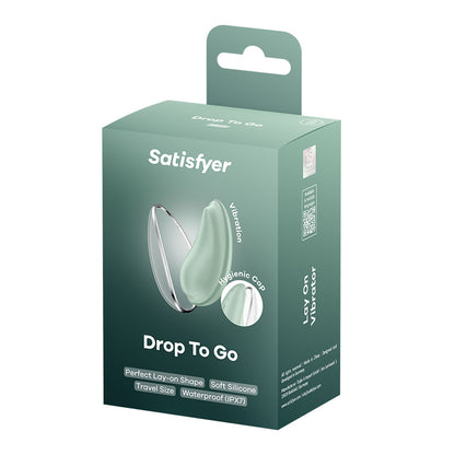 Satisfyer Drop To Go - Mint - Mint  USB Rechargeable Clitoral Stimulator