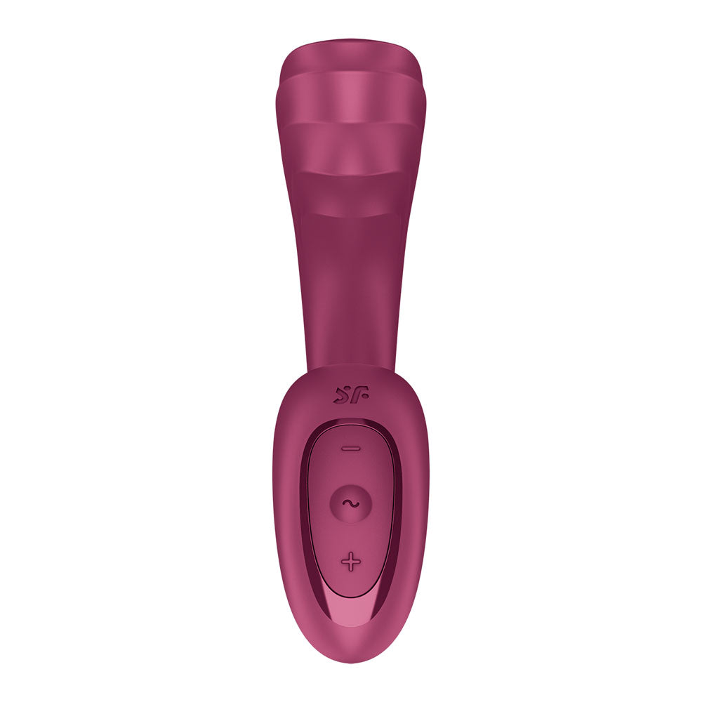 Satisfyer G For Goddess 3 - Wine  - Wine  16 cm USB-C Rechargeable Vibrator with Clit Stim