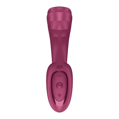 Satisfyer G For Goddess 3 - Wine  - Wine  16 cm USB-C Rechargeable Vibrator with Clit Stim