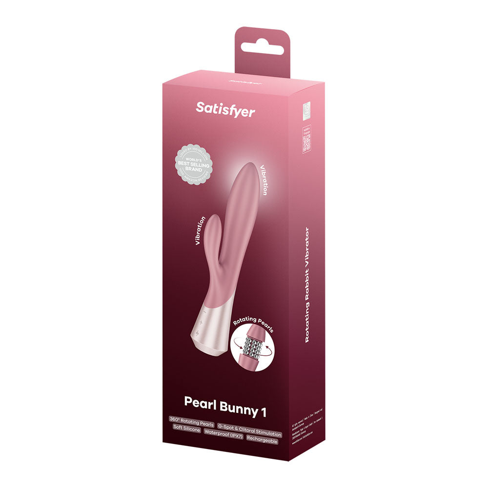 Satisfyer Pearl Bunny 1 -  22.3 cm USB-C Rechargeable Rabbit Vibrator
