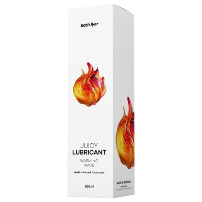 Satisfyer Juicy Lubricant 300 ml Warm Wave - Warming Water Based Lubricant - 300 ml Bottle