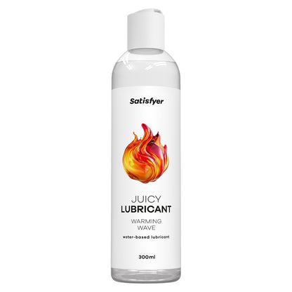 Satisfyer Juicy Lubricant 300 ml Warm Wave - Warming Water Based Lubricant - 300 ml Bottle