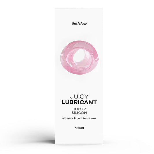 Satisfyer Juicy Lubricant 150 ml Booty Silicone - Silicone Based Anal Lubricant - 150 ml Bottle