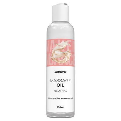 Satisfyer Massage Oil 250 ml Neutral - Unscented Massage Oil - 250 ml Bottle