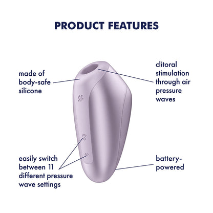 Satisfyer Love Breeze - Battery Series -  Air Pulse Clitoral Stimulator