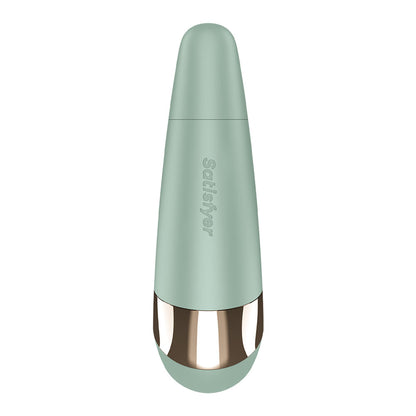 Satisfyer Pro 3+ Battery Series - Mint - Mint  Air Pulse Clitoral Stimulator with Vibration