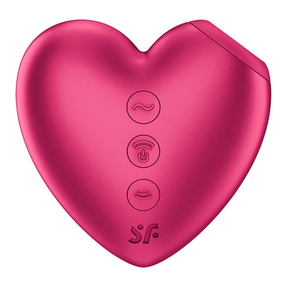 Satisfyer Cutie Heart - Battery Operated -  Air Pulsation Stimulator with Vibration
