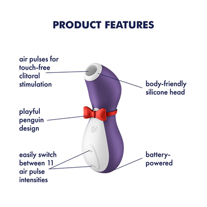 Satisfyer Penguin - Battery Series -  Air Pulse Clitoral Stimulator