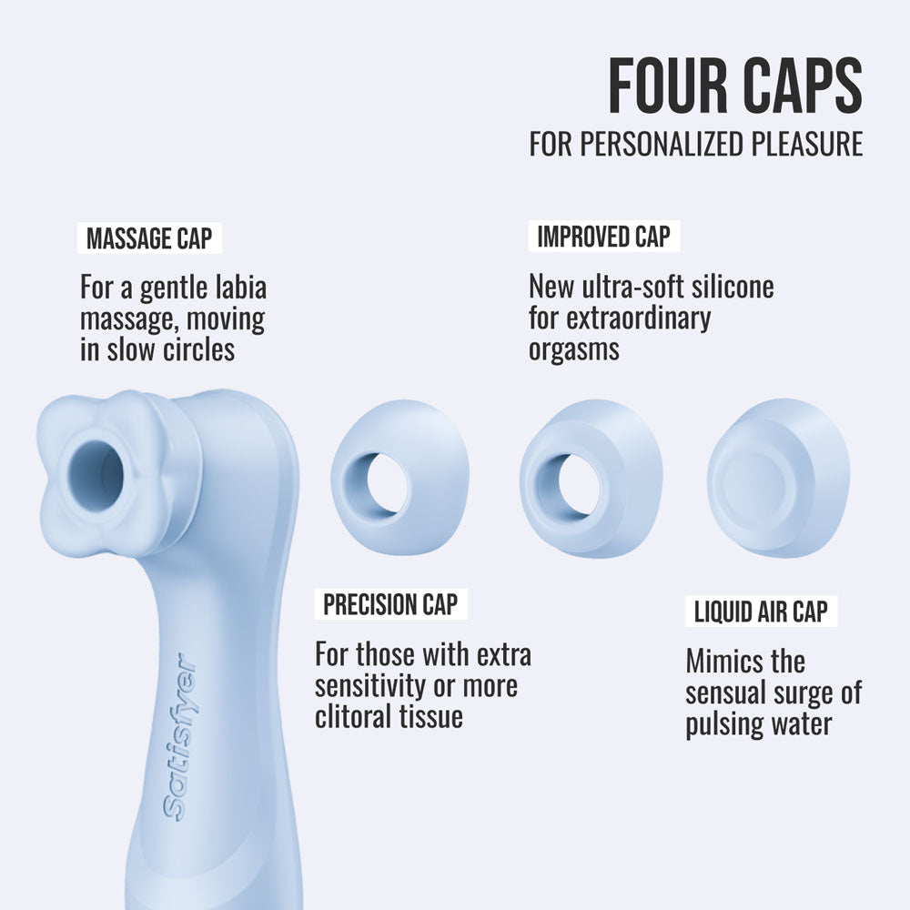 Satisfyer Pro 2 Generation 4 - Serene  -  Touch-Free USB-C Rechargeable Clitoral Stimulator with App Control