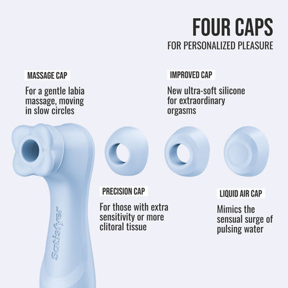 Satisfyer Pro 2 Generation 4 - Serene  -  Touch-Free USB-C Rechargeable Clitoral Stimulator with App Control