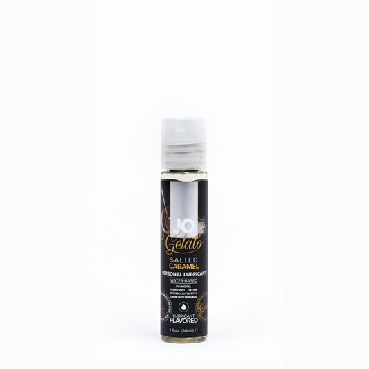 JO Gelato Salted Caramel Lube - 30 mL - Salted Caramel Flavoured Water Based Lubricant - 30 ml Bottle