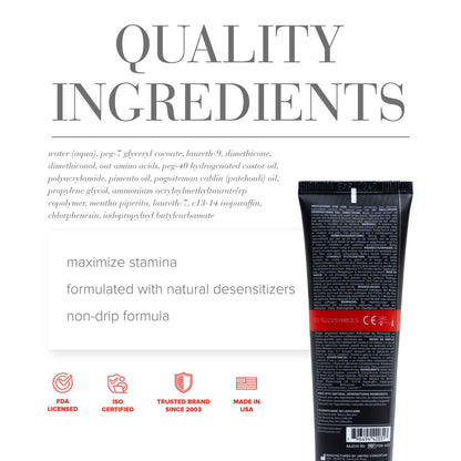 JO Prolonger Gel - 60 mL - Penis Desensitising Gel - 60 ml Tube