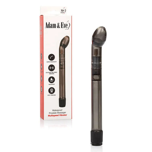 Adam & Eve WATERPROOF PROSTATE MASSAGER -  17.8 cm (7'') Vibrating Prostate Massager
