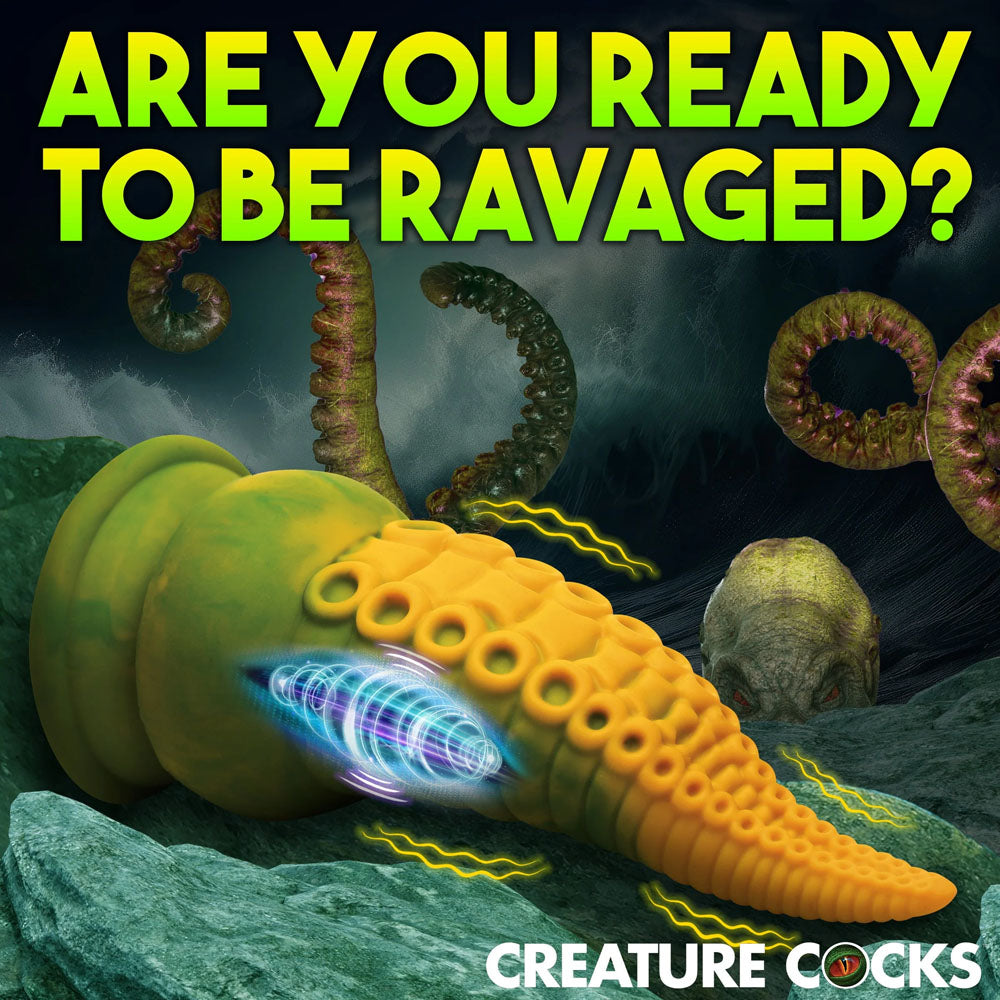 Creature Cocks Monstropus 2.0 Vibrating Tentacled Monster Silicone Dildo