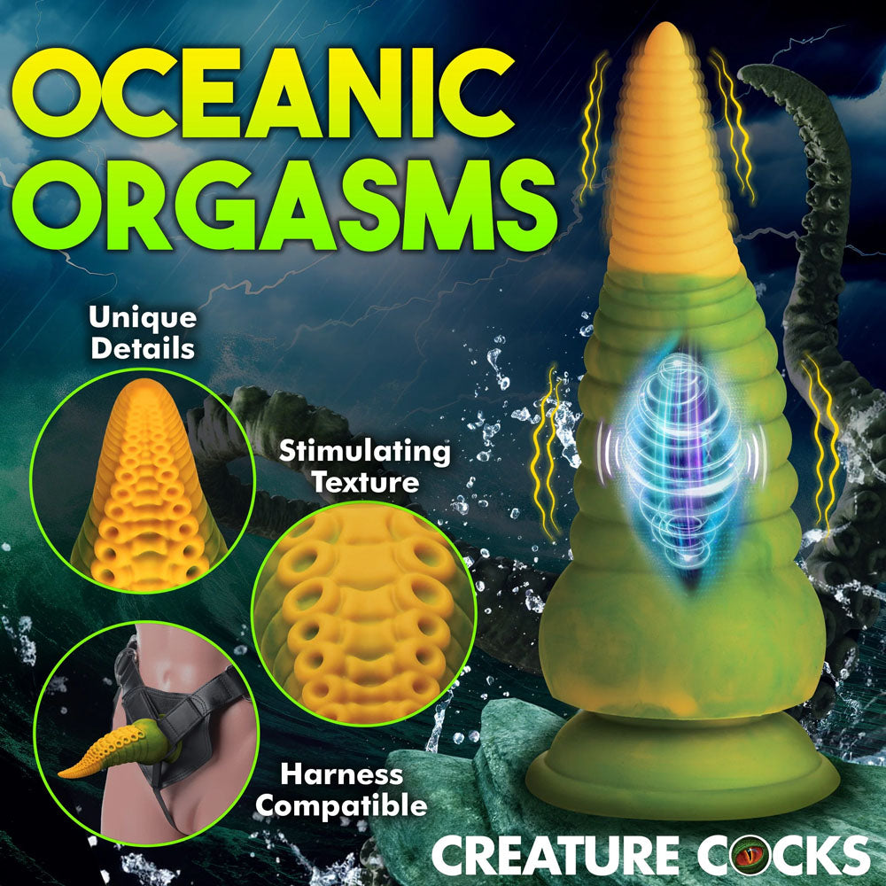 Creature Cocks Monstropus 2.0 Vibrating Tentacled Monster Silicone Dildo