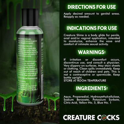 Creature Slime by Creature Cocks -  Slime -  Water Based Lubricant - 118 ml Bottle