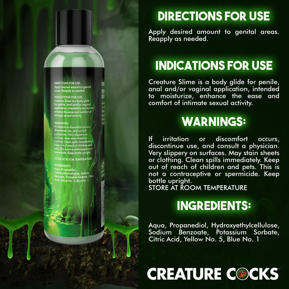 Creature Slime by Creature Cocks -  Slime -  Water Based Lubricant - 237 ml Bottle