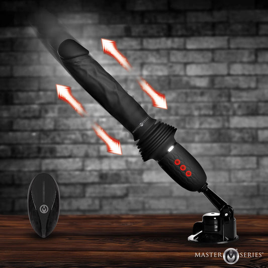 Master Series Ultimate Power Pounder -  30 cm USB Rechargeable Thrusting Vibrator