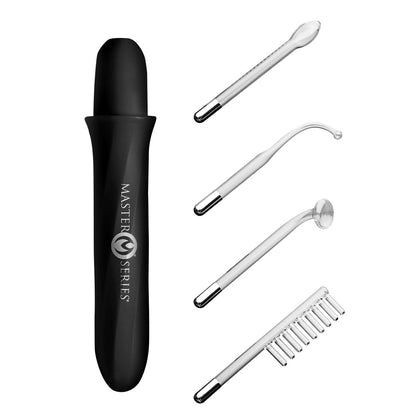 Master Series Electrawand -  Rechargeable E-Stim Violet Wand with Attachments