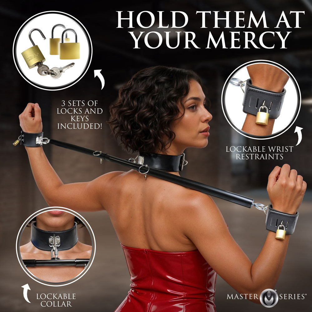 Master Series Dominion Bar -  Adjustable Spreader Bar with Collar