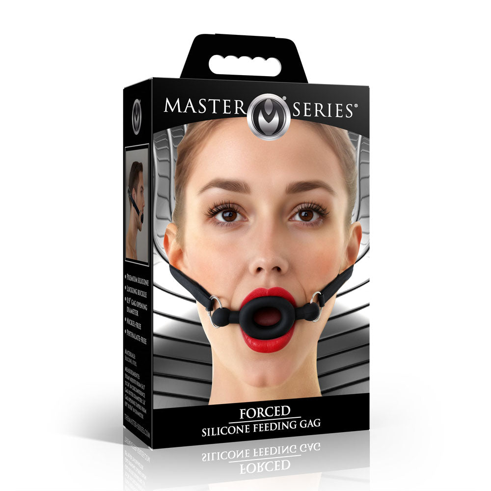 Master Series Forced -  Silicone Feeding Mouth Gag