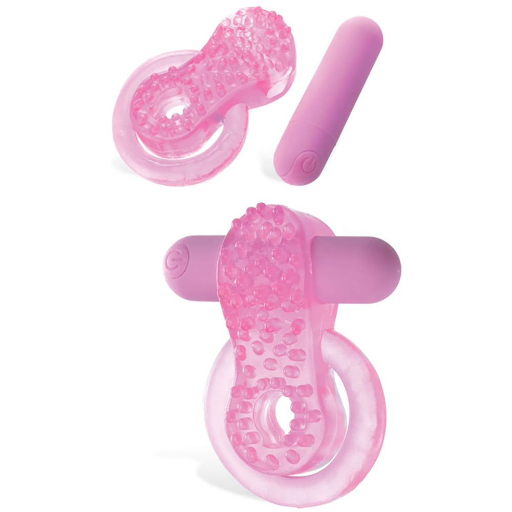 Adam & Eve RECHARGEABLE COUPLES ENHANCER - USB Rechargeable Cock & Balls Ring