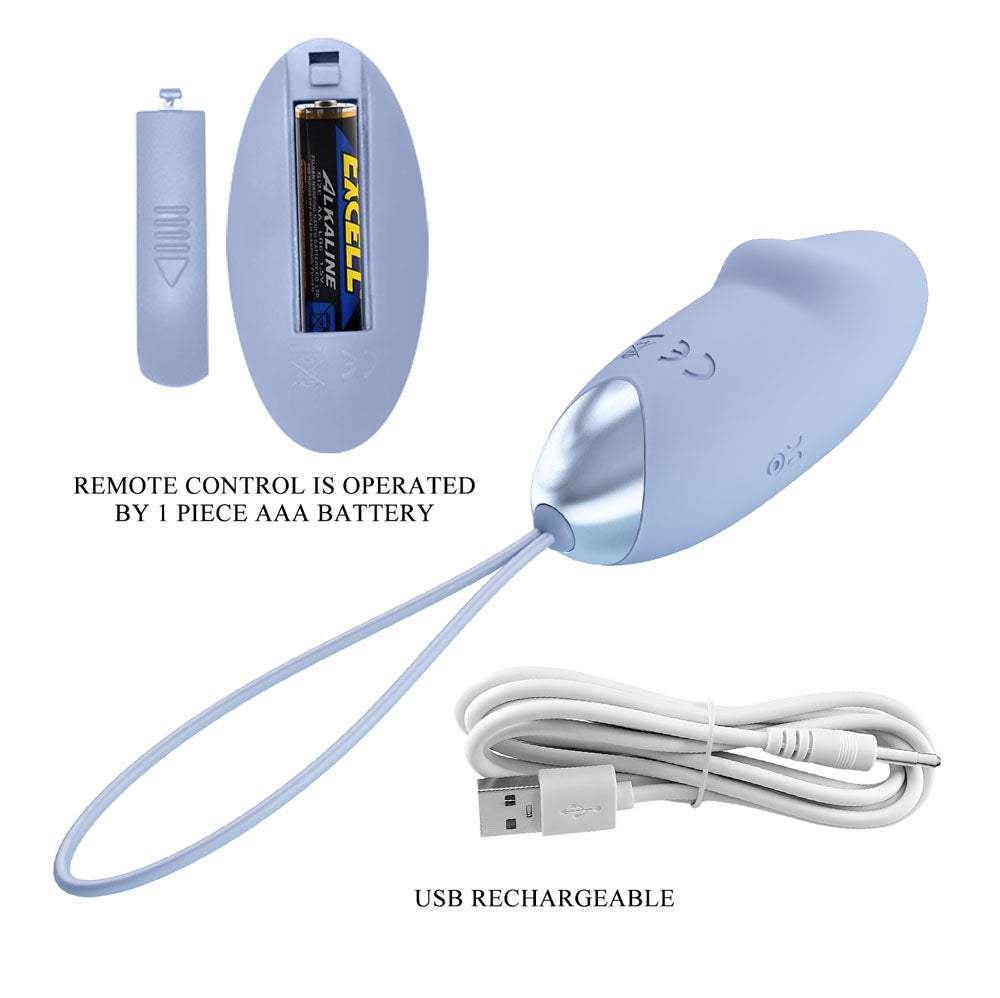 Party Up IVAN Remote Egg -  -  USB Rechargeable Vibrating Egg with Wireless Remote