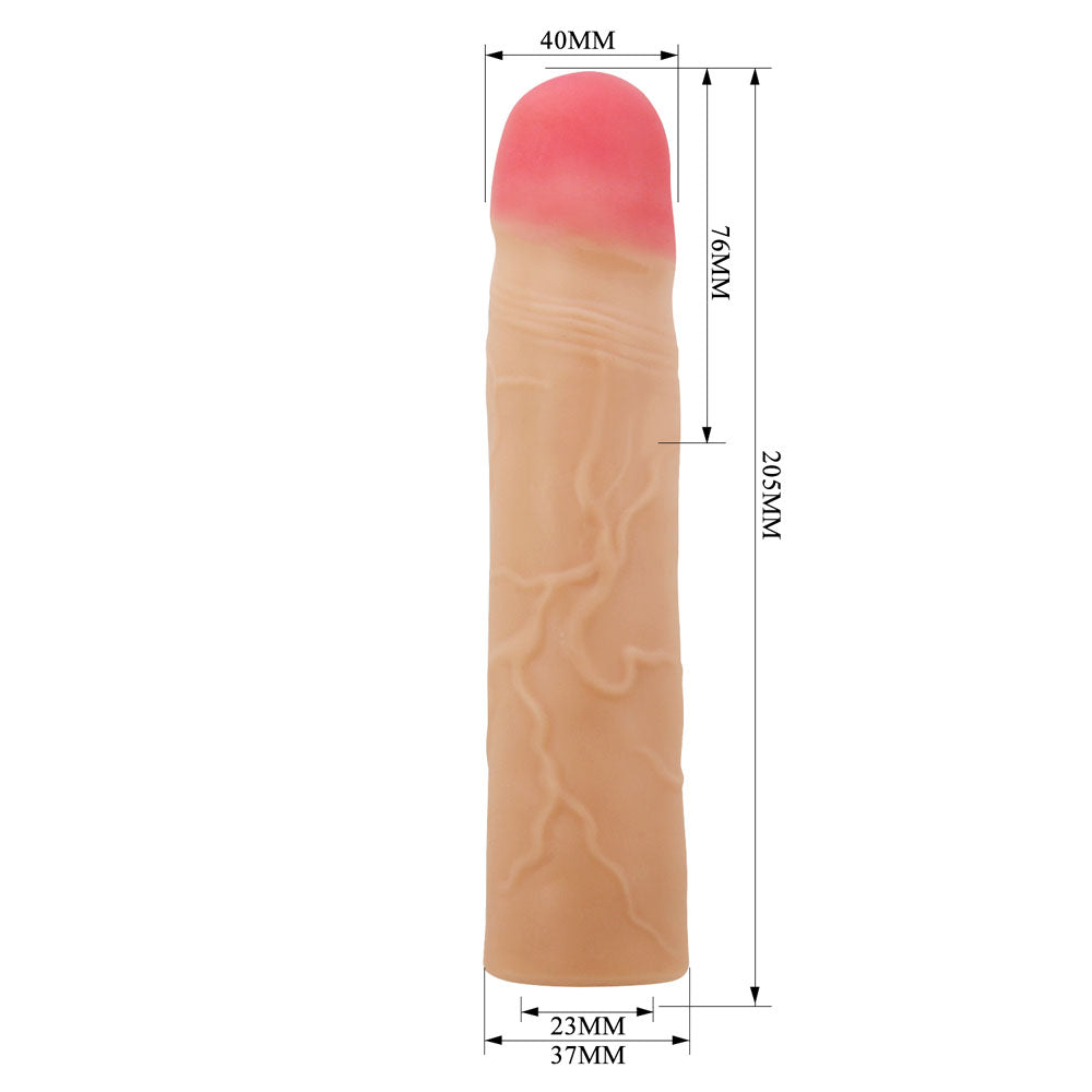 Party Up PHILIP 3 Inch Extender Sleeve -  3 Inch Penis Extender Sleeve