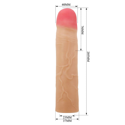 Party Up PHILIP 3 Inch Extender Sleeve -  3 Inch Penis Extender Sleeve