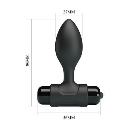 Party Up KEN Vibrating Butt Plug -  8.6 cm Vibrating Butt Plug