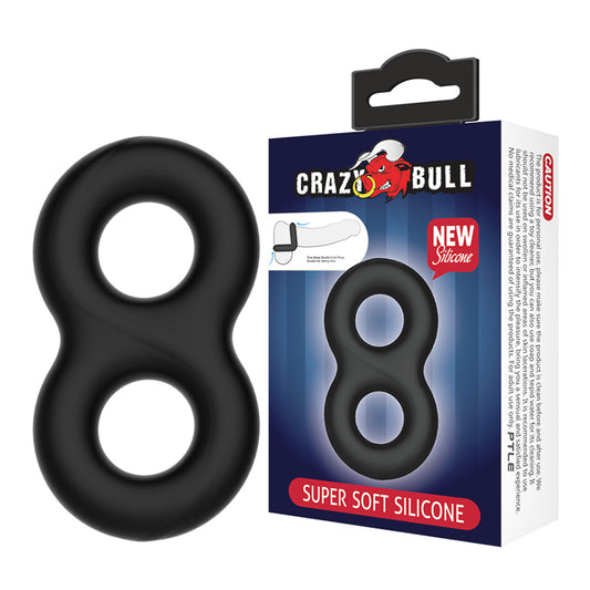 CRAZY BULL Double Donut Cock & Ball Ring -  Cock & Ball Ring