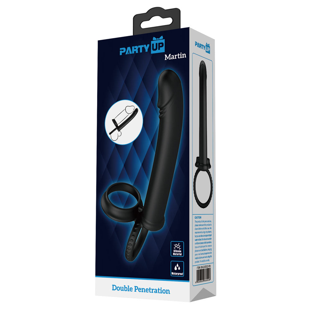 Party Up MARTIN Double Penetrator -  Cock & Ball Rings with Double Penetrator