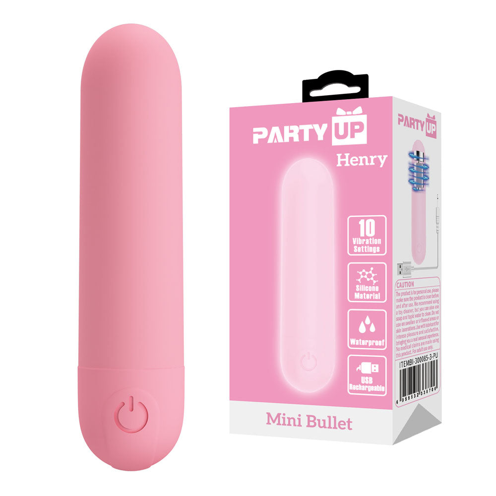 Party Up HENRY Mini Bullet -  -  8 cm USB Rechargeable Bullet
