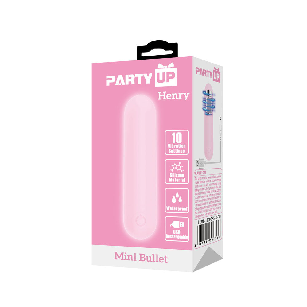 Party Up HENRY Mini Bullet -  -  8 cm USB Rechargeable Bullet