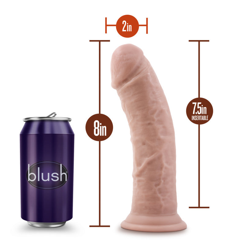 Dr. Skin Plus 8'' Thick Posable Dildo