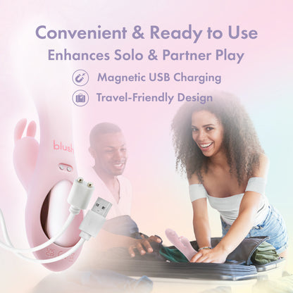 Play With Me - Fairy Flutter -  19.7 cm USB Rechargeable Rabbit Vibrator