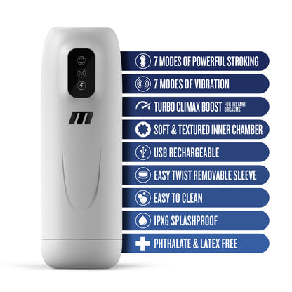 M For Men Robo-Bator -  USB Rechargeable Vibrating Auto Stroker