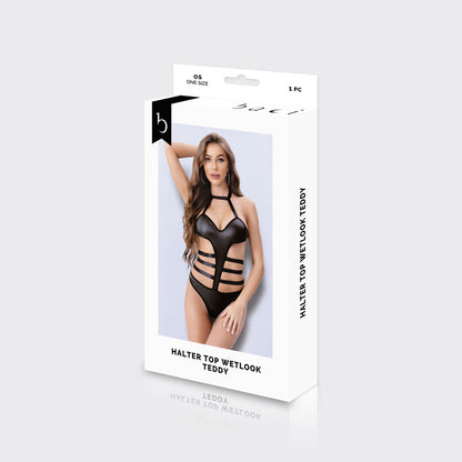 BACI WL Halter Top Wetlook Teddy -  - One Size