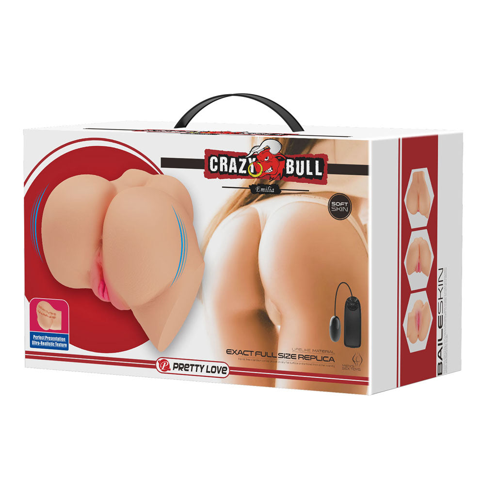 CRAZY BULL EMILIA Vibrating Torso -  Vibrating Torso Masturbator
