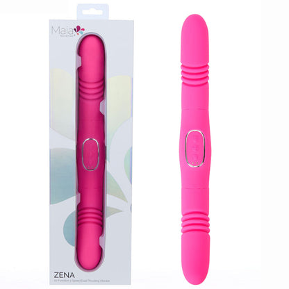 Maia ZENA -  -  35.5 cm USB Rechargeable Dual Thrusting Double Ended Vibrator
