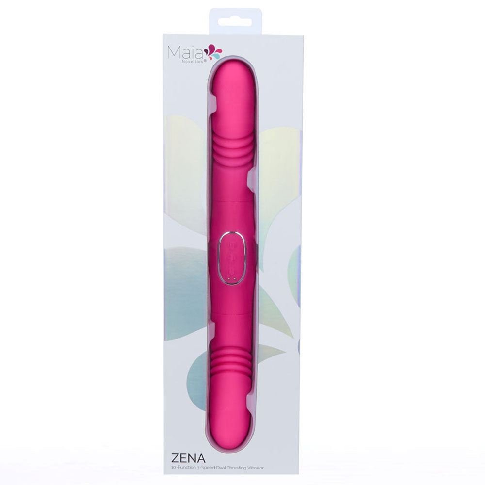 Maia ZENA -  -  35.5 cm USB Rechargeable Dual Thrusting Double Ended Vibrator