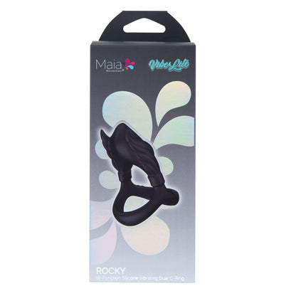 Maia ROCKY -  -  USB Rechargeable Vibrating Cock & Balls Ring