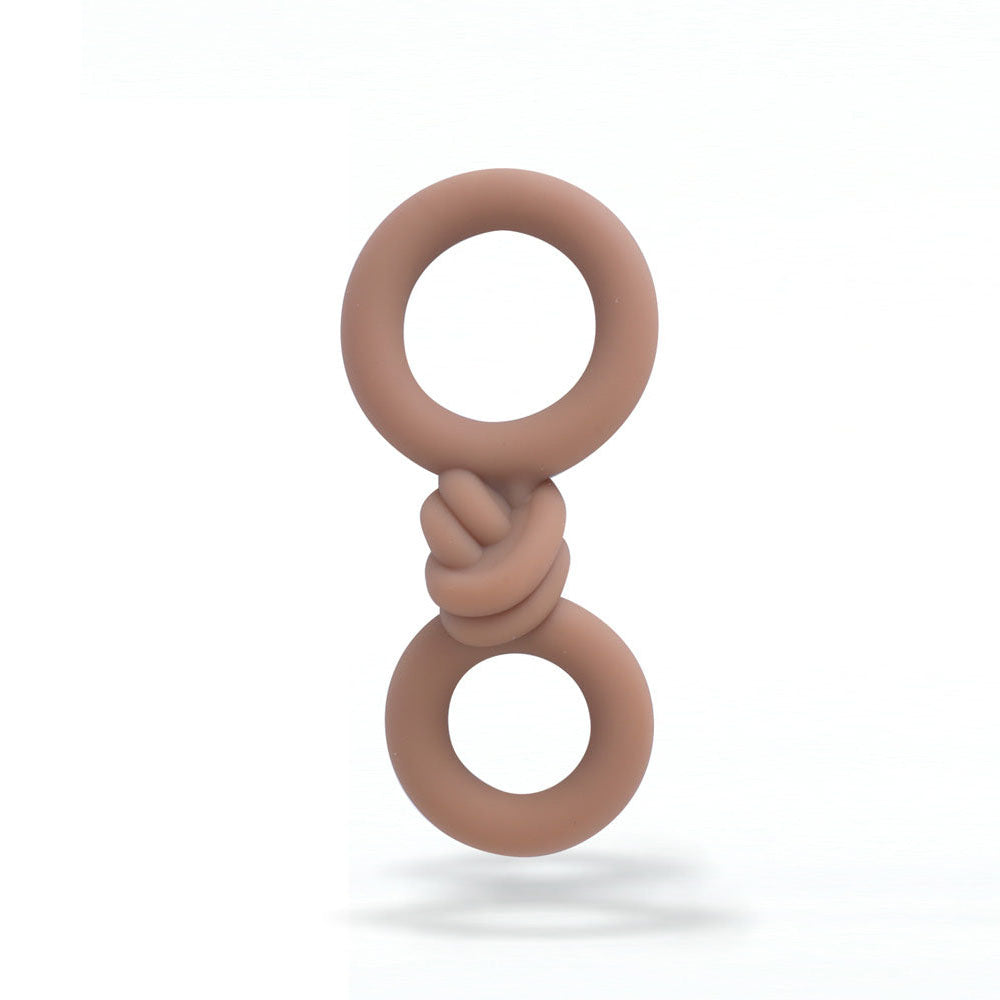 Maia COOPER - Caramel - Caramel Cock & Balls Rings