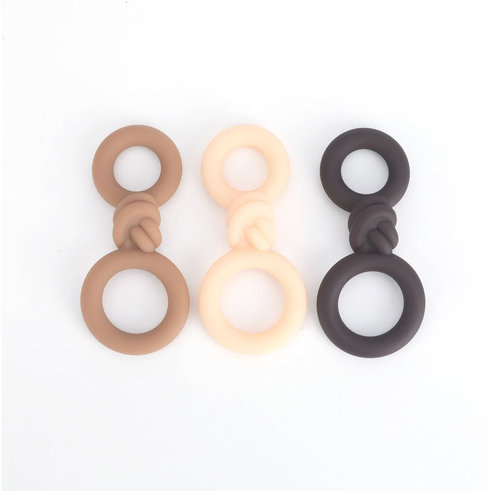 Maia COOPER - Caramel - Caramel Cock & Balls Rings